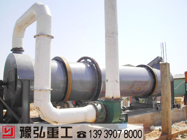 滾筒干燥機國外實(shí)地安裝現場(chǎng)